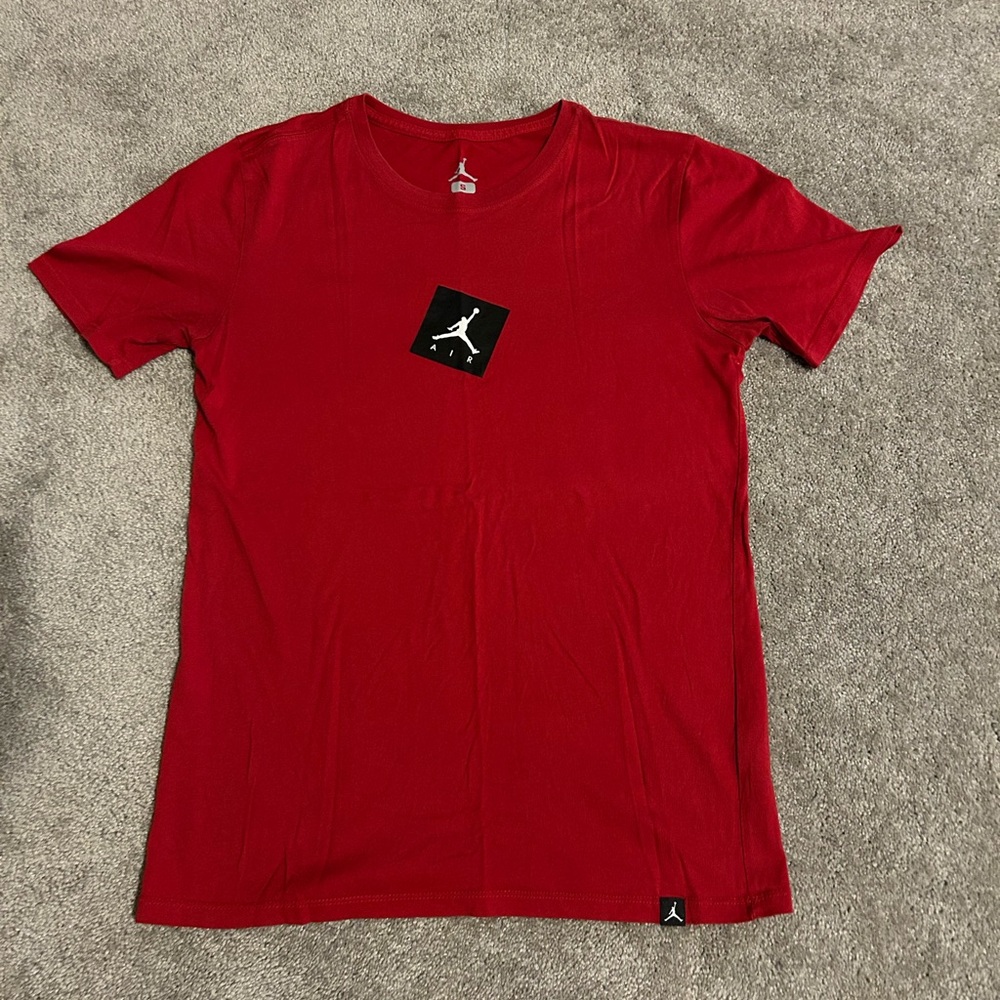 Jordan Men's Tee in Vibrant Red